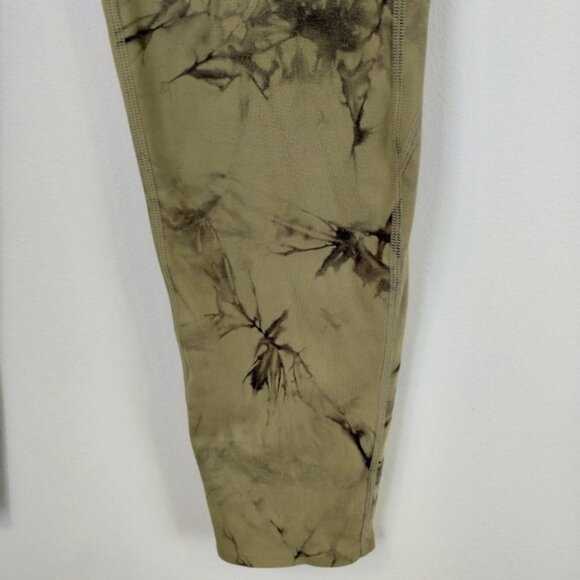 Alphalete Alphalux Force Leggings Size Small High Rise Cactus Green Workout Gym - Picture 5 of 7